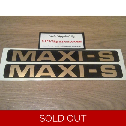 Puch Maxi S Decals gold